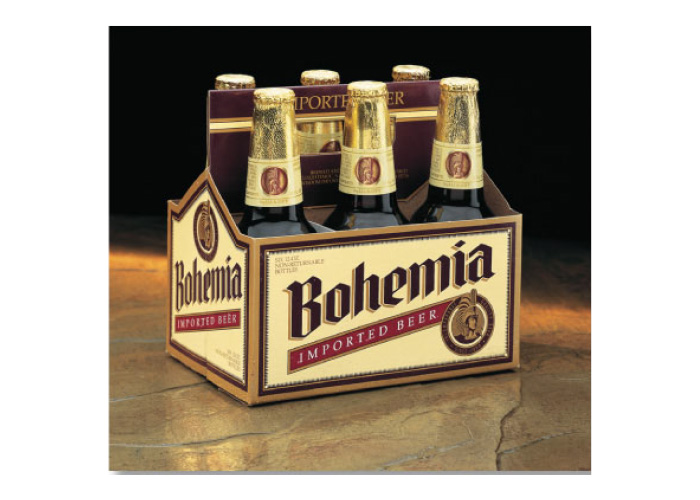 Bohemia Beer packaging