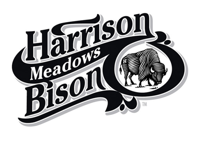 Harrison Meadows Bison branding