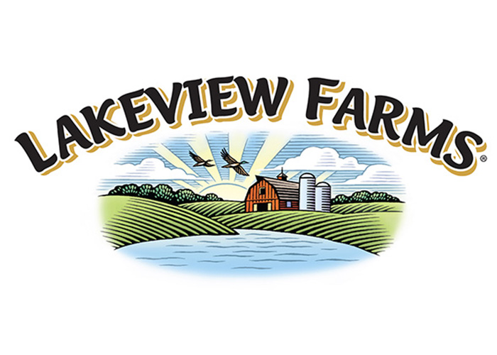 Lakeview Farms branding