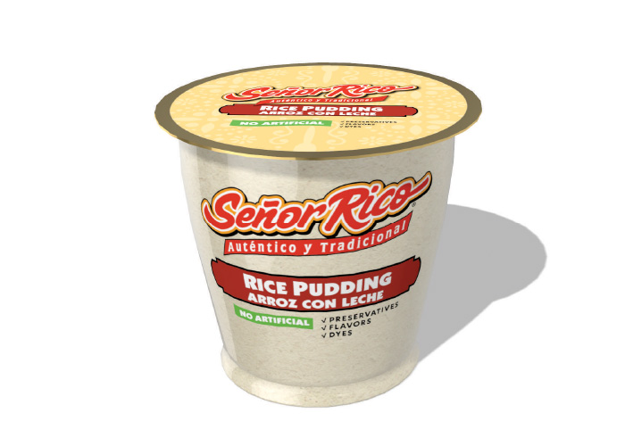 Señor Rico Rice Pudding packaging